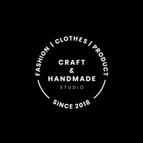 Handmade Crafts Logo Badge Design Premium Vector Rawpixel