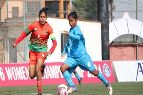 Saff U 16 Womens Championship India Womens Football Team Suffer