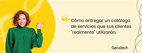 Mejores prácticas Catálogo de Servicios Genotech