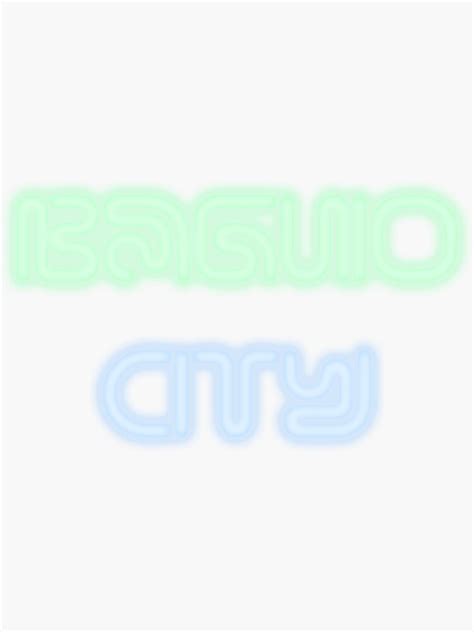 "Baguio City" Sticker by Wanato | Redbubble