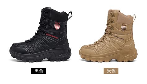 Winter Military Boots Men S Special Forces High Top Leather