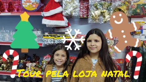 Tour Pela Loja De Natal Youtube