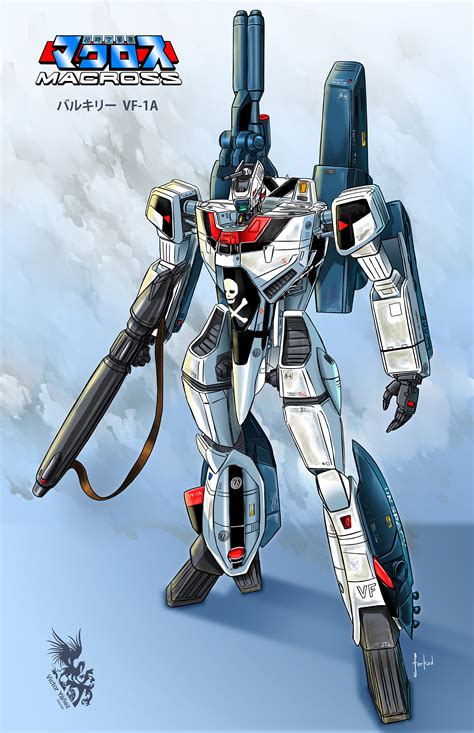 Papel De Parede Macross Robotech Vf1 Veritech Fighter Mech