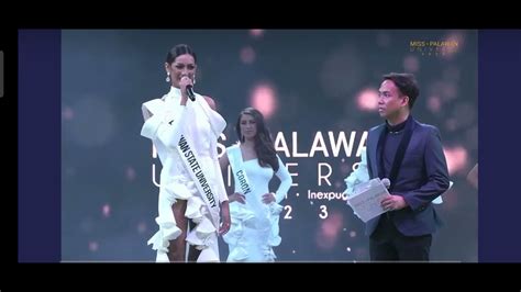 Miss Palawan Universe Raven Doctor Winning Answer Youtube