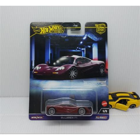 Jual Hot Wheels Car Culture McLaren F1 Exotic Envy 2024 Premium Hotwheels Shopee Indonesia