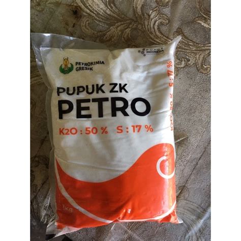 Jual Pupuk Zk Sop Zk Petro Ukuran Kg Shopee Indonesia