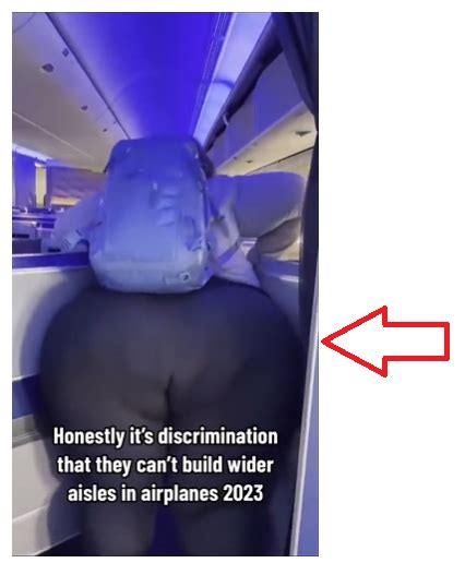 Entitled Plus Sized Model Cant Fit Wide Ass On Airplane Right Turn News