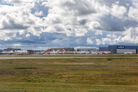 Airbus Headquarters Toulouse Airport in France Editorial Stock Photo ...