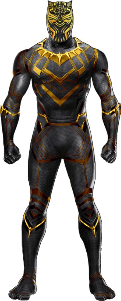 Mcu Black Panther Killmonger Golden Jaguar Png By Davidbksandrade On