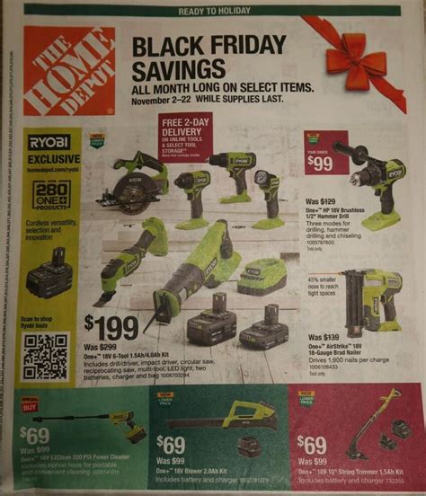 Home Depot Pre Black Friday 2023 Ad And Deals