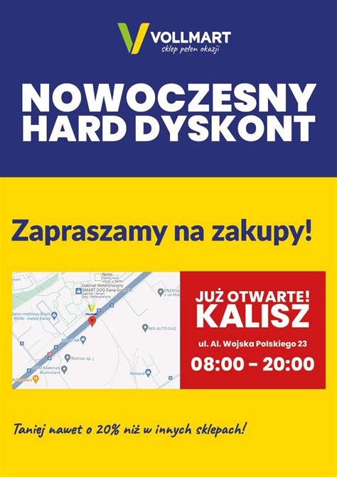 Calisia pl Nowy hard dyskont w Kaliszu W Vollmart kupicie najtańszy