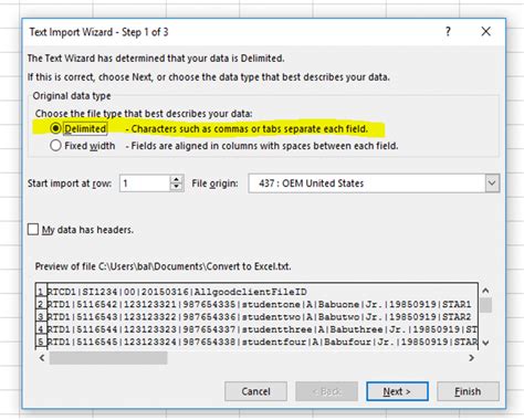 Converting Pipe Delimited File To Excel Reverse Transfer Knowledge Base