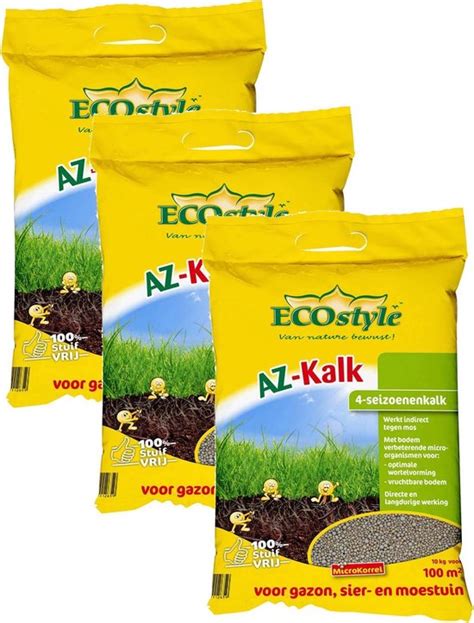 Ecostyle Az Kalk 100 M2 Kalk 3 X 10 Kg Bol