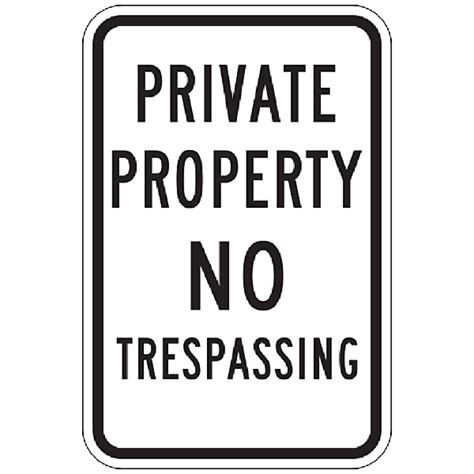 No Trespassing Sign Png Transparent Images