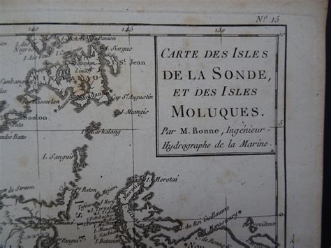 Bonne Atlas Map Indonesia Se Asia Isles De La Sonde Moluques