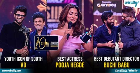 Full List Of Telugu Cinema Winners At SIIMA 2022 - Wirally