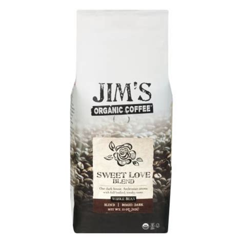 Jim's Organic Coffee Sweet Love Organic Coffee Beans, 6 pk / 11 oz ...