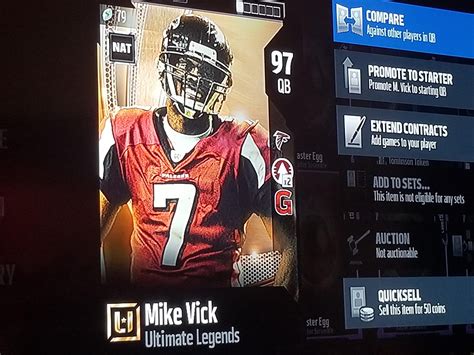 Thanks Ea First Michael Vick Card And Also My First Ul This Year R