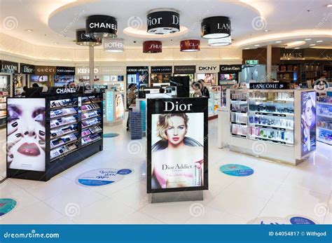 Duty Free Cosmetics Boutiques, Bangkok International Airport Editorial ...