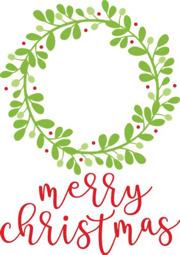 Merry Christmas Wreath Svg File Print Art Svg And Print Art At