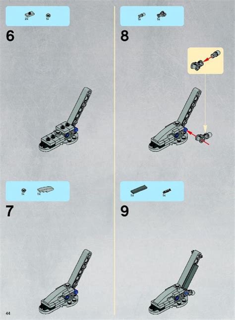 LEGO Instructions for set 8038 The Battle of Endor, Star Wars - Episode VI