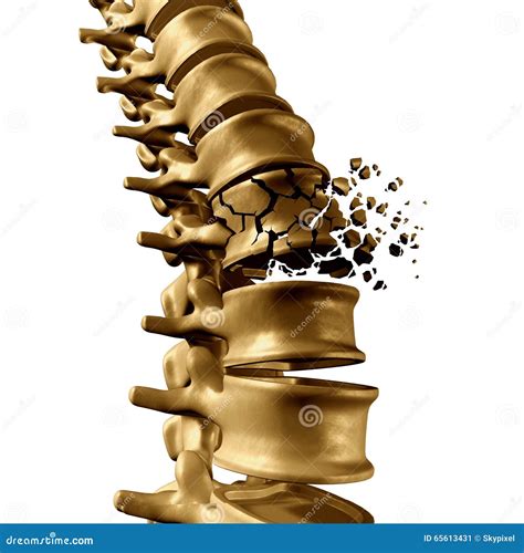 Spine Fracture Stock Illustration Illustration Of Health 65613431