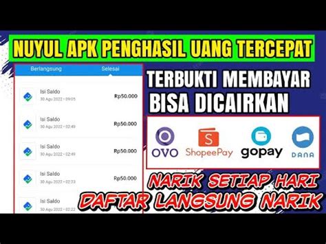 Nuyul Aplikasi Penghasil Saldo Dana Narik Setiap Hari Aplikasi