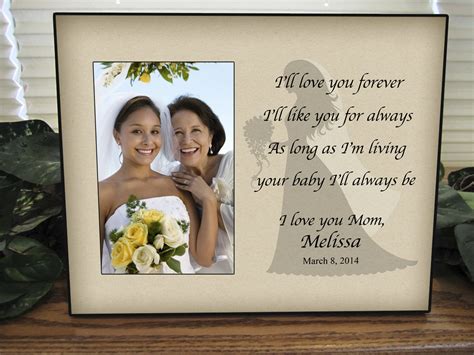 Mother Daughter Wedding Frame Bride Personalized Picture Frame