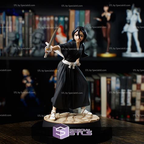 Rukia 3D Printing Figurine Bleach STL Files SpecialSTL