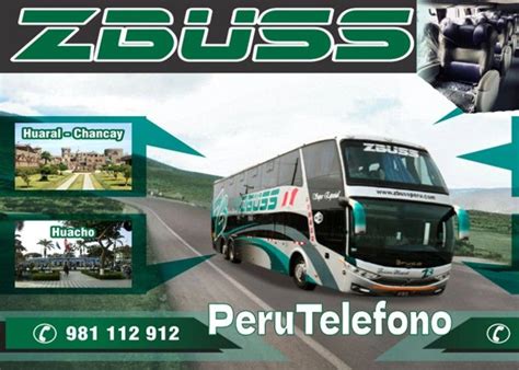 Z Buss Telefono Lima Rutas pasajes y horarios de salida 2025