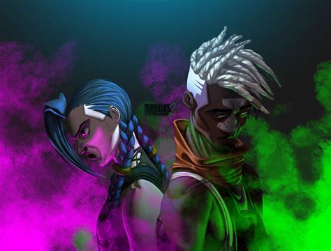 Artstation Jinx X Ekko