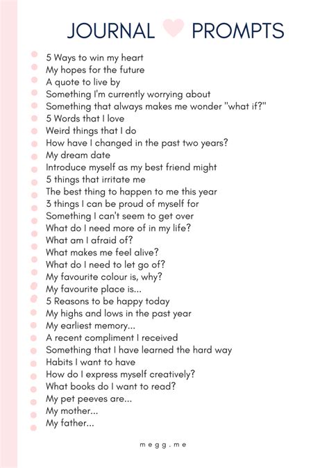 journaling prompts       megg