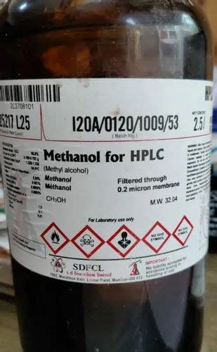 Grade Hplc Methanol Lr At Rs 950 Bottle In Chennai ID 24220008830