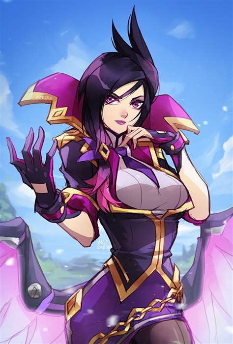 Pin By League Of Legends Fanarts On Morgana League Of Legends Lol