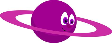 Purple planet, illustration, vector on white background. 13498980 ...