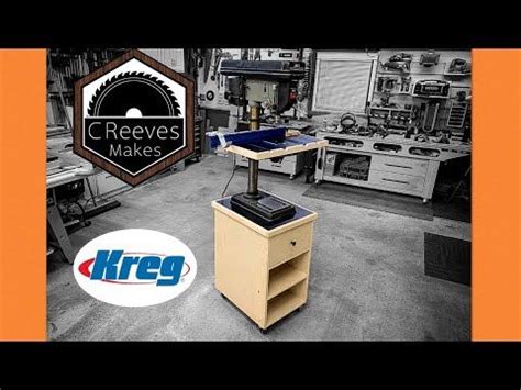 CReeves Makes Drill Press Cabinet And Table Ep030 YouTube