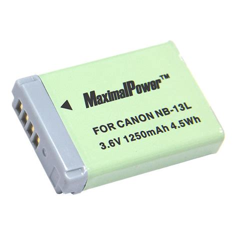 Camera Battery For Canon Nb 13l Maximalpower