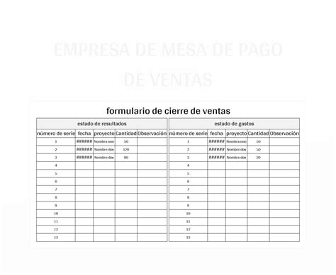 Plantilla De Excel Formulario De Solicitud De Pago De Tasas De Empresa