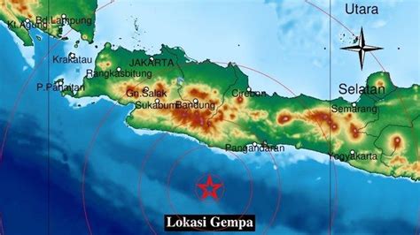 Gempa Terkini Di Pangandaran Jabar Senin 20 Maret 2023 Pusat Guncangan