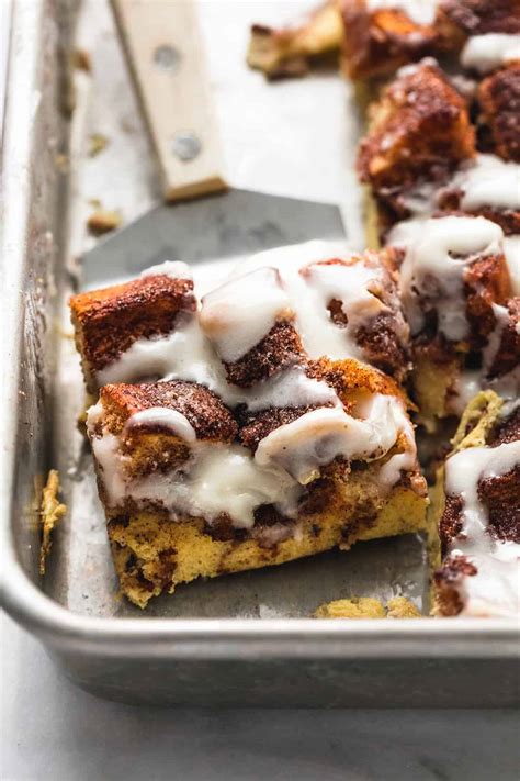 Overnight Cinnamon Roll French Toast Casserole Creme De La Crumb