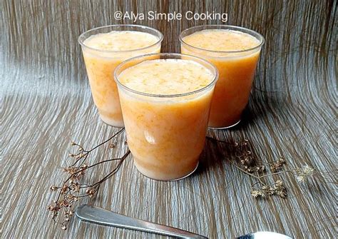 Resep Pudding Susu Labu Kuning Rasa Mangga Oleh Alya Nurfitri Cookpad