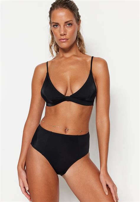 Clasp Clip Detail Bikini Set Black Trendyol Bikinis Superbalist