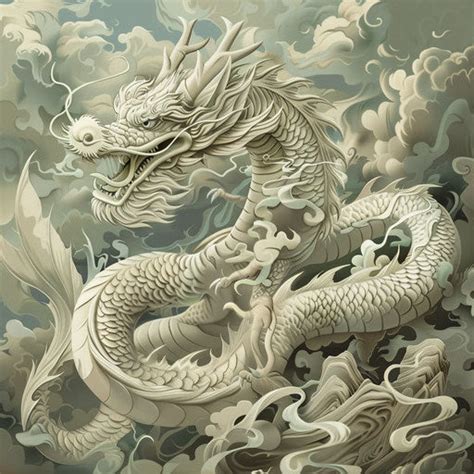 Chinese Dragon Clipart in Photorealistic Style: HD Vector & 4K – IMAGELLA