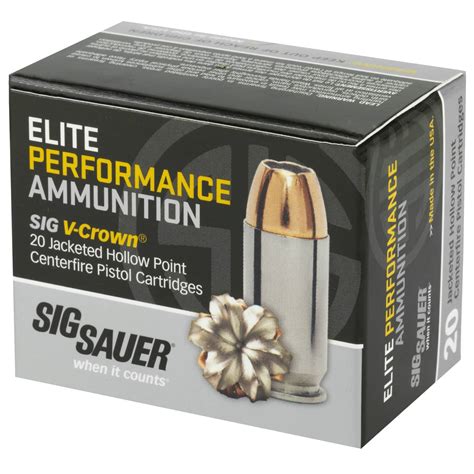 Sig Sauer Special P Grain V Crown Jhp Rounds Saint Barbs