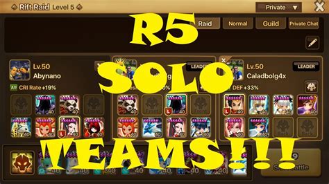 Summoners War R5 Teams 2024 Dorri Germana