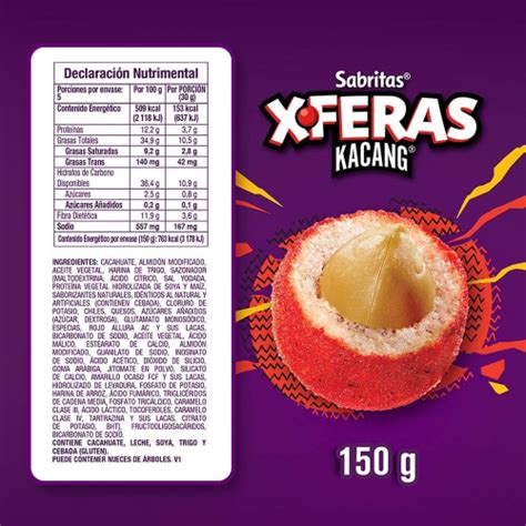 Cacahuate Sabritas Kacang Xferas Flamin Hot G Bodega Aurrera Despensa A Tu Casa