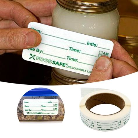 Food Labels Adhesive Removable Food Labels Food Storage Freezer Sticker ...