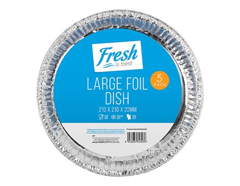 Large Foil Flan Dishes 5pk