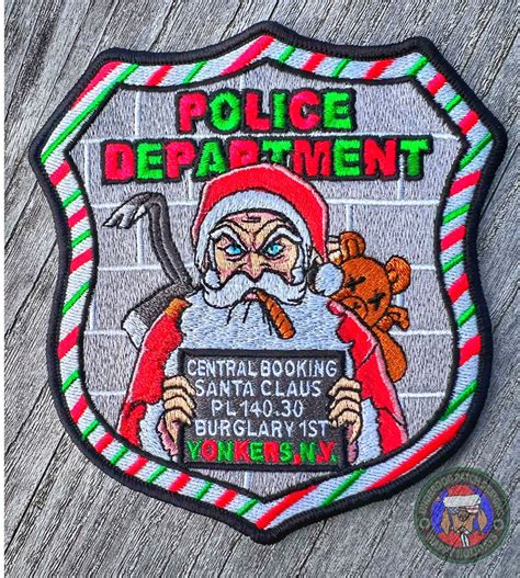 Yonkers Police New York Christmas novelty embroidered patch | Underdog ...