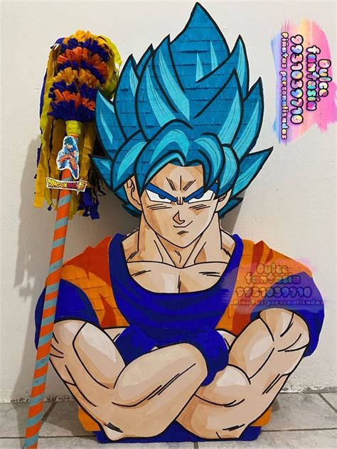 Piñata Goku Piñata de goku Piñatas para niños Cumpleaños de dragón